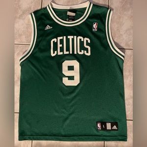 NBA Celtics Rondo number 9 jersey boys youth Large (14-16) adidas
